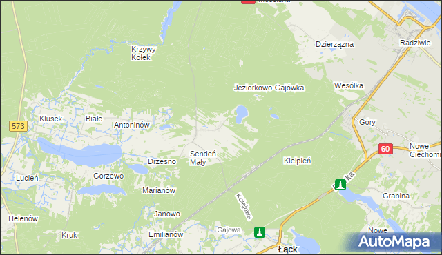 mapa Sendeń Duży, Sendeń Duży na mapie Targeo