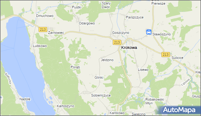 mapa Jeldzino, Jeldzino na mapie Targeo