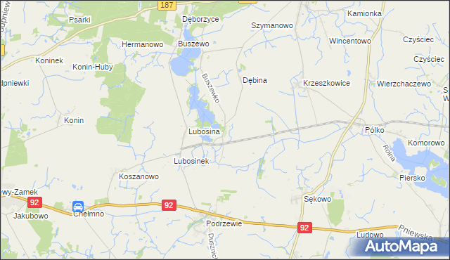 mapa Przystanki, Przystanki na mapie Targeo