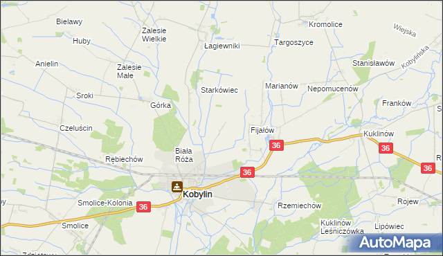 mapa Berdychów, Berdychów na mapie Targeo