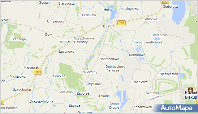 mapa Dobrosołowo, Dobrosołowo na mapie Targeo