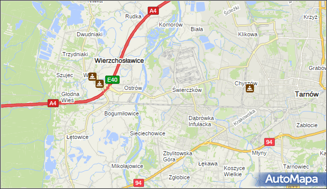 mapa Kępa Bogumiłowicka, Kępa Bogumiłowicka na mapie Targeo