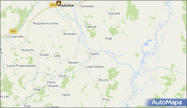 mapa Łoje-Awissa, Łoje-Awissa na mapie Targeo