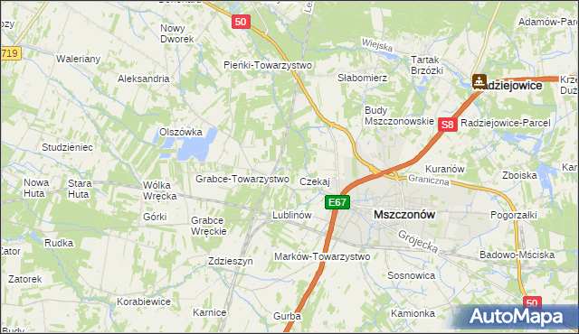 mapa Marków-Świnice, Marków-Świnice na mapie Targeo
