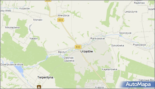 mapa Mikuszewskie, Mikuszewskie na mapie Targeo