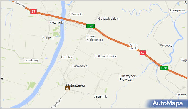 mapa Pułkownikówka, Pułkownikówka na mapie Targeo