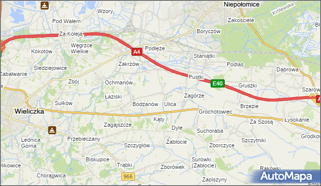 mapa Słomiróg, Słomiróg na mapie Targeo