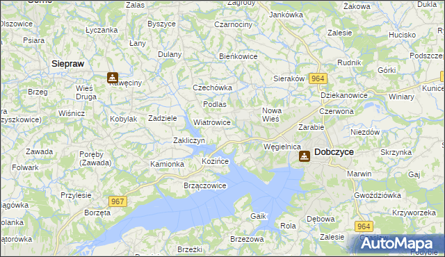 mapa Stojowice, Stojowice na mapie Targeo