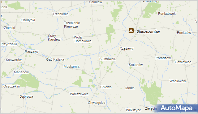 mapa Sulmówek, Sulmówek na mapie Targeo
