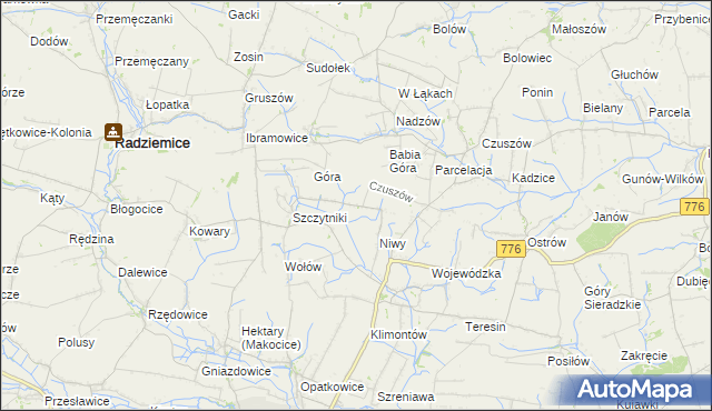 mapa Szczytniki-Kolonia, Szczytniki-Kolonia na mapie Targeo