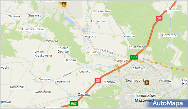 mapa Zaborów Drugi, Zaborów Drugi na mapie Targeo