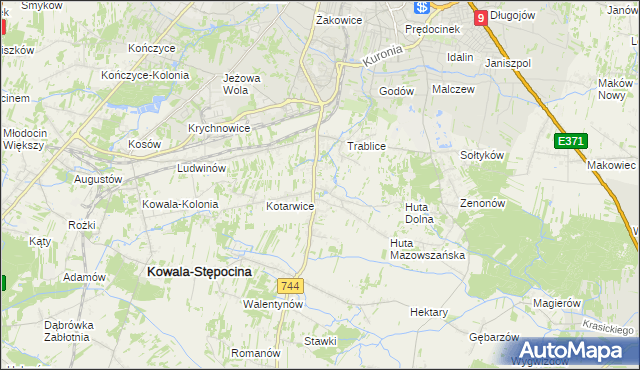 mapa Mazowszany, Mazowszany na mapie Targeo