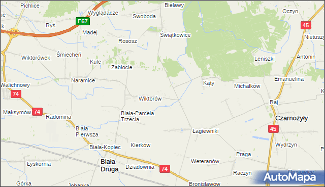 mapa Platoń, Platoń na mapie Targeo