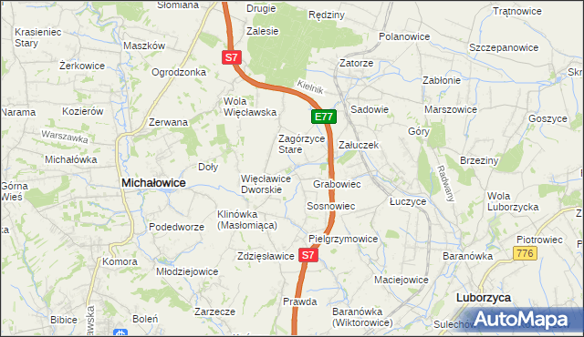 mapa Sieborowice, Sieborowice na mapie Targeo