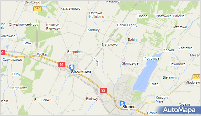 mapa Słomczyce-Huby, Słomczyce-Huby na mapie Targeo