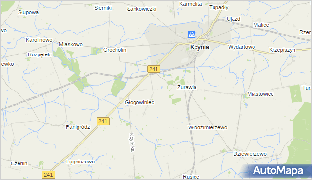 mapa Palmierowo, Palmierowo na mapie Targeo