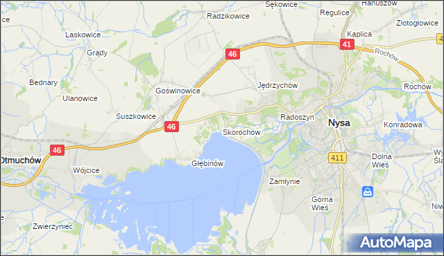 mapa Skorochów, Skorochów na mapie Targeo