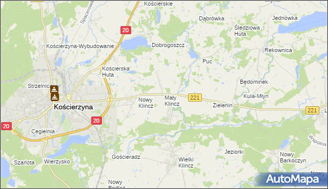 mapa Mały Klincz, Mały Klincz na mapie Targeo