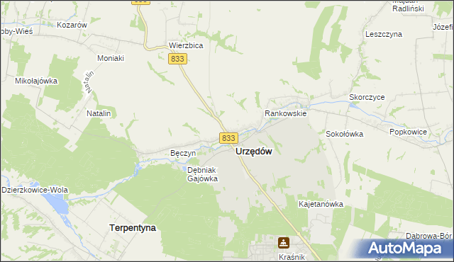 mapa Mikuszewskie, Mikuszewskie na mapie Targeo