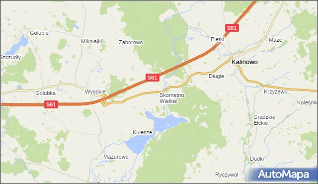 mapa Skomętno Wielkie, Skomętno Wielkie na mapie Targeo