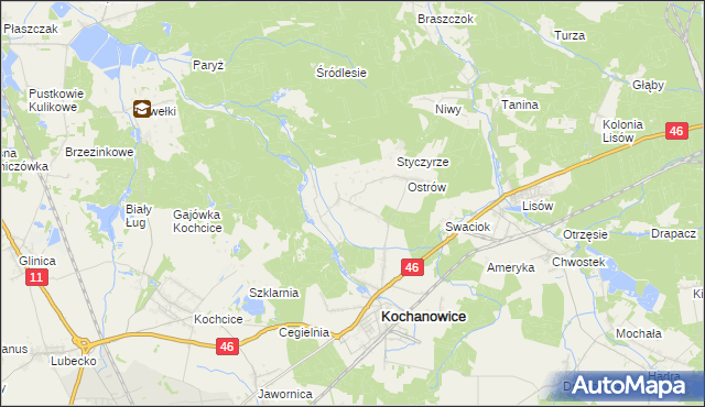 mapa Lubockie, Lubockie na mapie Targeo