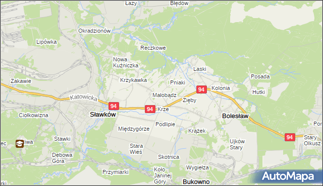 mapa Ujków Nowy, Ujków Nowy na mapie Targeo