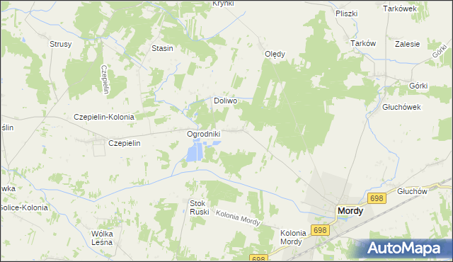 mapa Czołomyje, Czołomyje na mapie Targeo