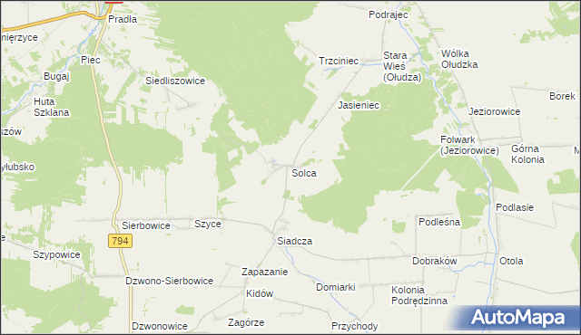 mapa Solca, Solca na mapie Targeo