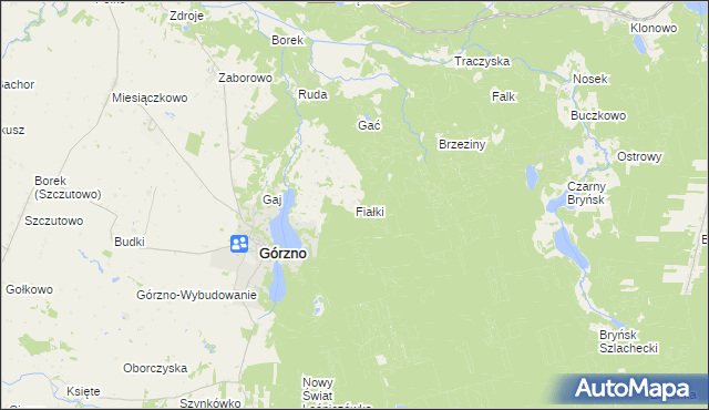 mapa Fiałki, Fiałki na mapie Targeo