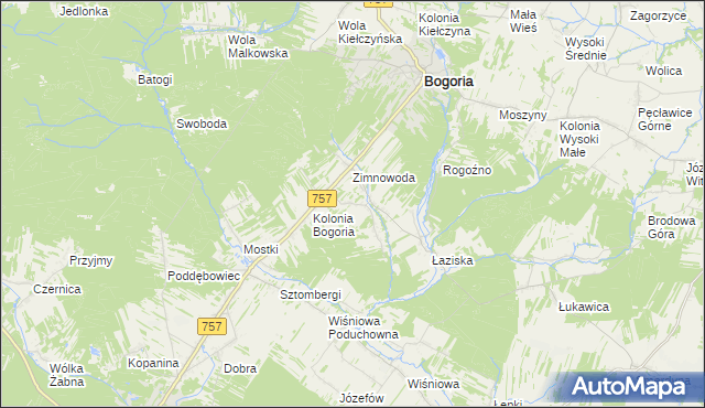 mapa Rosołówka, Rosołówka na mapie Targeo