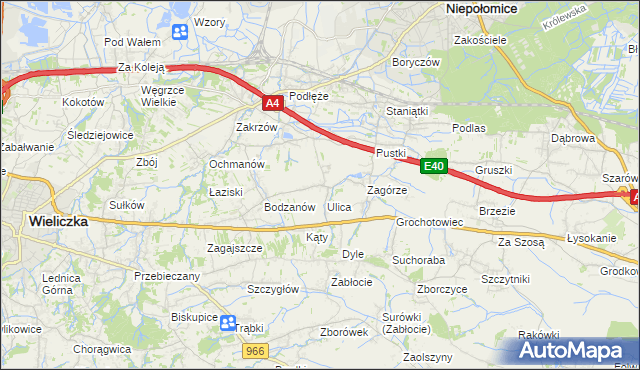 mapa Słomiróg, Słomiróg na mapie Targeo