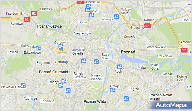 mapa Święty Marcin, Święty Marcin na mapie Targeo