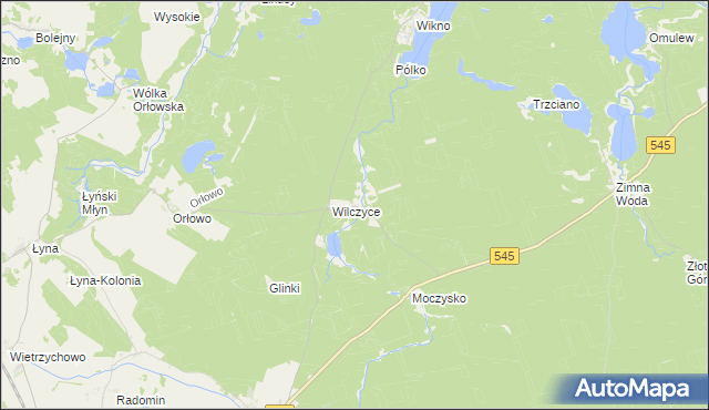 mapa Koniuszyn, Koniuszyn na mapie Targeo