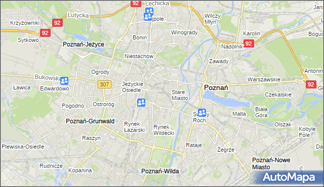 mapa Święty Marcin, Święty Marcin na mapie Targeo