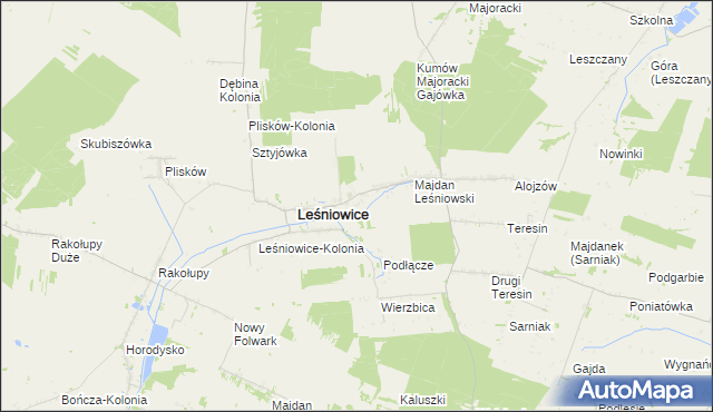 mapa Politówka, Politówka na mapie Targeo