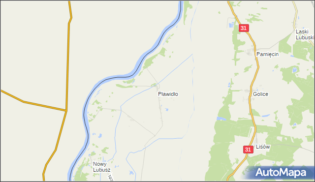 mapa Pławidło, Pławidło na mapie Targeo