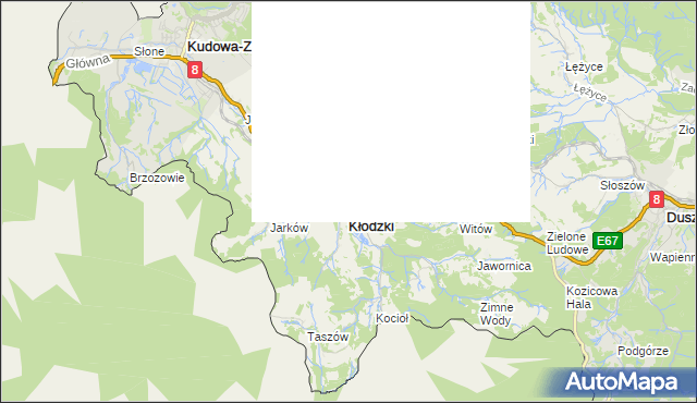 mapa Lewin Kłodzki, Lewin Kłodzki na mapie Targeo