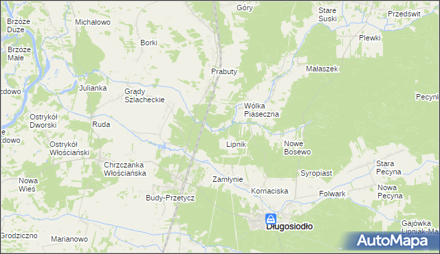 mapa Kabat, Kabat na mapie Targeo