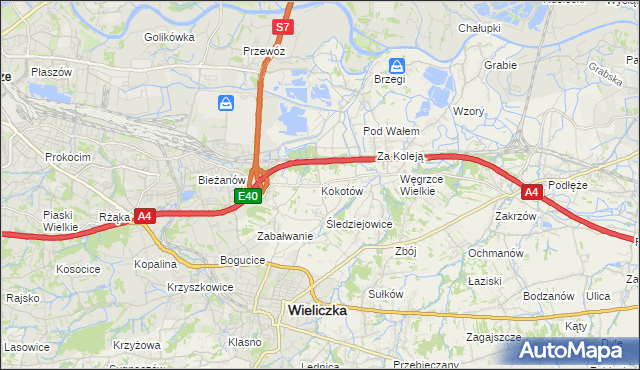 mapa Kokotów, Kokotów na mapie Targeo