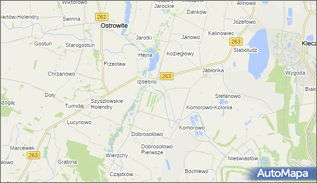 mapa Dobrosołowo Trzecie, Dobrosołowo Trzecie na mapie Targeo