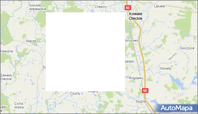 mapa Gościrady, Gościrady na mapie Targeo