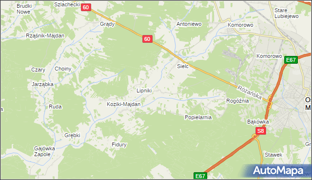 mapa Pólki, Pólki na mapie Targeo