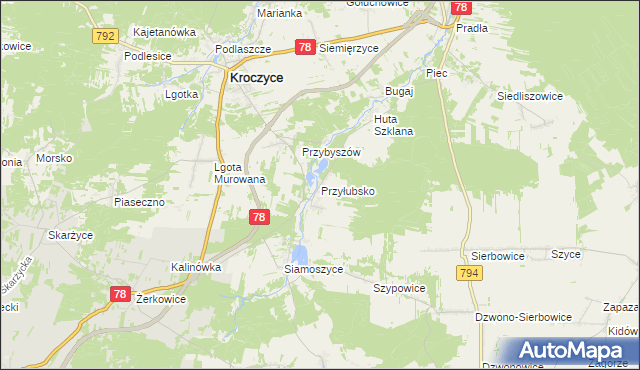 mapa Przyłubsko, Przyłubsko na mapie Targeo