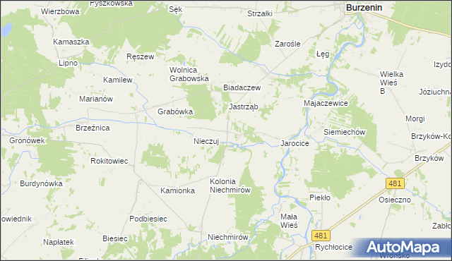 mapa Waszkowskie, Waszkowskie na mapie Targeo