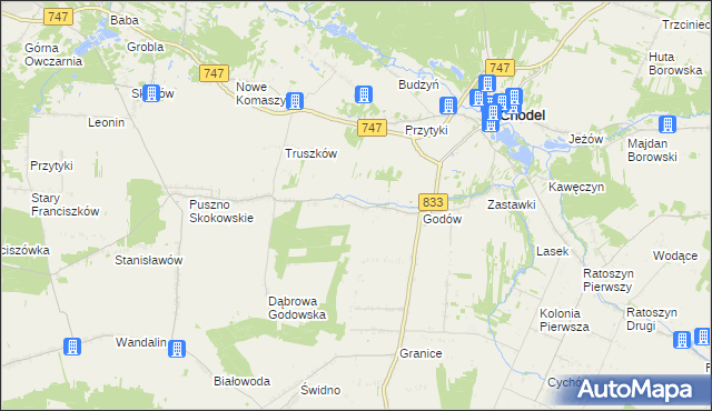 mapa Antonówka, Antonówka na mapie Targeo