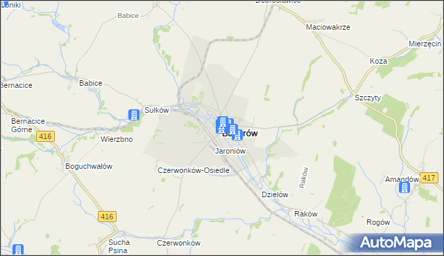 mapa Baborów, Baborów na mapie Targeo