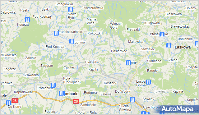 mapa Bałażówka, Bałażówka na mapie Targeo