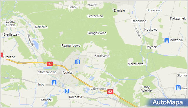 mapa Barczyzna, Barczyzna na mapie Targeo