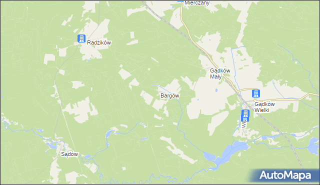 mapa Bargów, Bargów na mapie Targeo