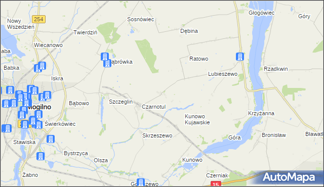 mapa Białotul, Białotul na mapie Targeo